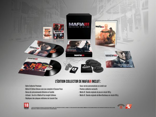 Mafia III, contenu du collector en précommande