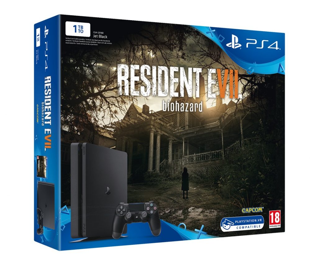 Nouveau pack PS4 slim RE7