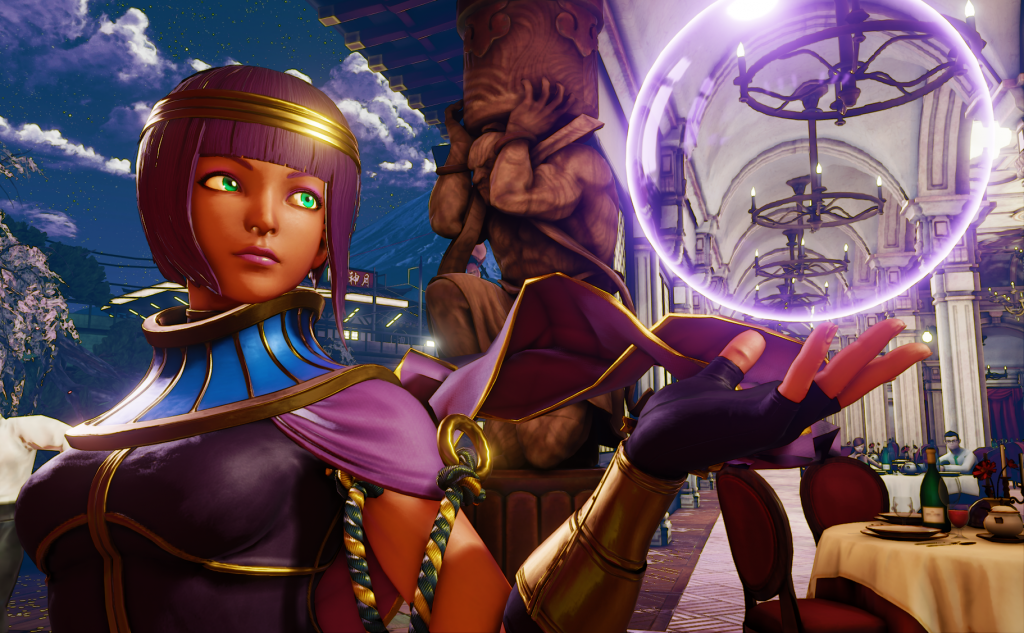 Street Fighter V: Menat un personnage original