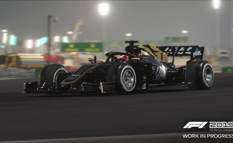 Haas F1 2019 nuit