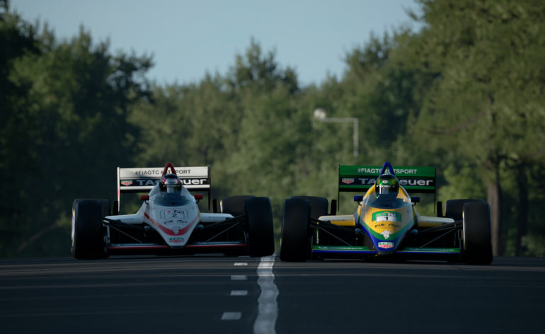Deux Formule 1 anciennes dans Gran Turismo
