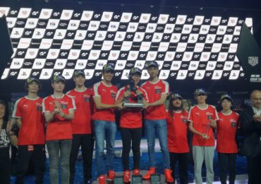 Le podium de la Manufacturer Series Gran Turismo 2019