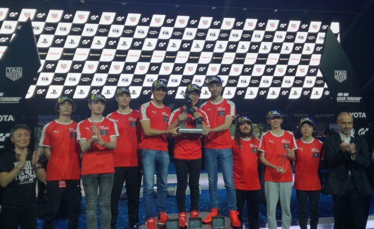 Le podium de la Manufacturer Series Gran Turismo 2019