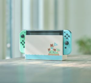 Nintendo Switch : la base de la console édition Animals Crossing