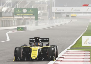 Formule 1 : image tirée du jeu F1 2019 d'une Renault sur le circuit de Bahreïn