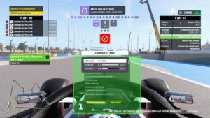 F1 2020 : L'écran de personnalisation du jeu