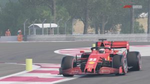 Une Ferrari au Paul-Ricard