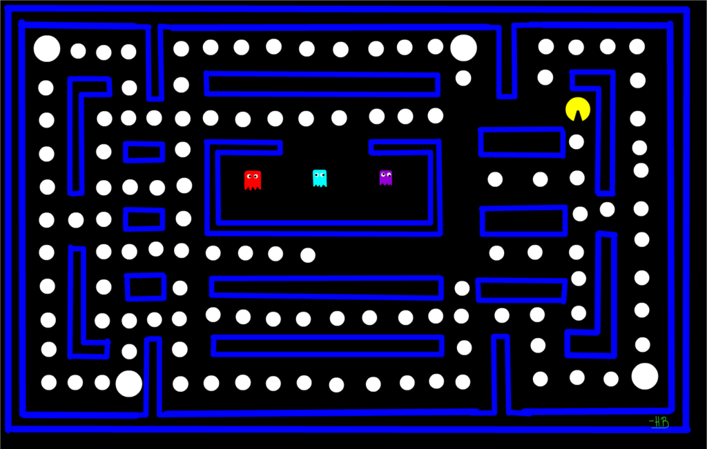 Pac-Man : Un niveau