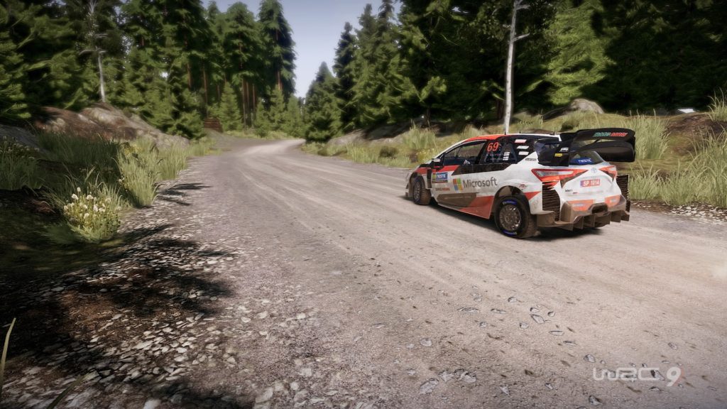 WRC Esports : Image d'une Toyota dans WRC 9