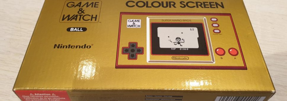 console game & watch mario