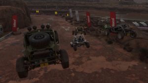 Des voitures en saut