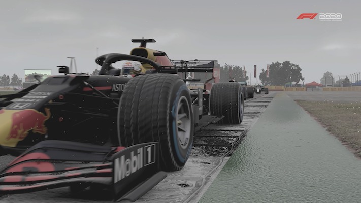 F1 Esports : Une Red Bull sous la pluie à Silverstone dans le jeu vidéo F1 2020