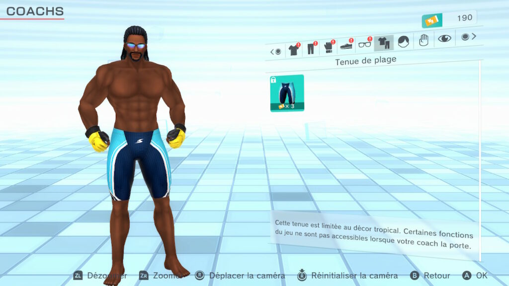 fitness boxing 2 maillot