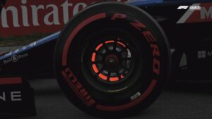 Un disque de frein rougi d'une Alpine en Autriche