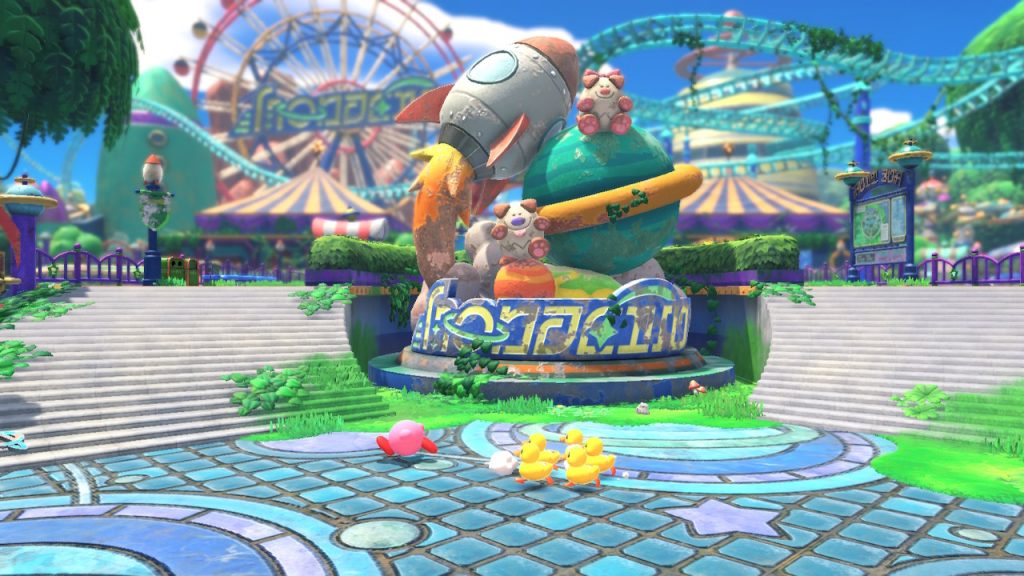 Kirby et le Monde Oublié parc d'attractions
