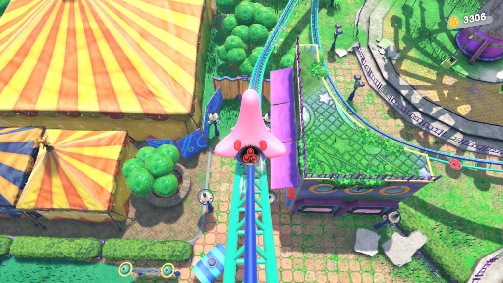 Kirby et le Monde Oublié fusée