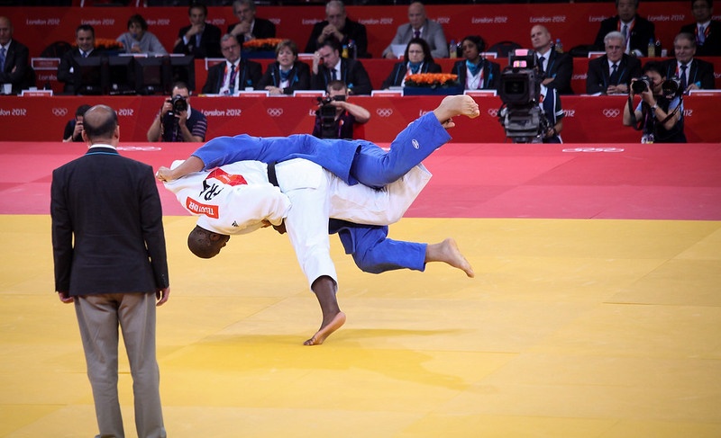 teddy riner judo mbappe