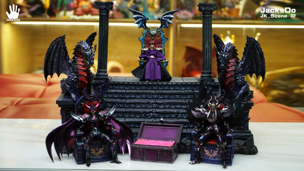 saint seiya haèds et 3 juges décor