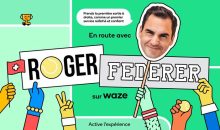 Waze : faites-vous guider par la voix de Roger Federer, pendant Roland Garros