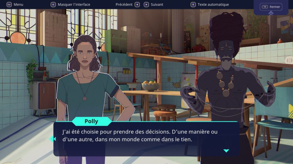 Harmony The Fall of Reverie, dialogue entre Polly et Lien