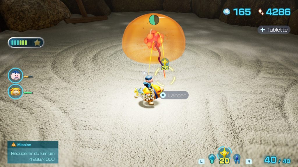 Combat de boss dans Pikmin 4