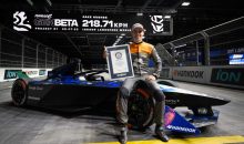 Nouveau record de vitesse par une Formule E, dans le Guinness des Records !