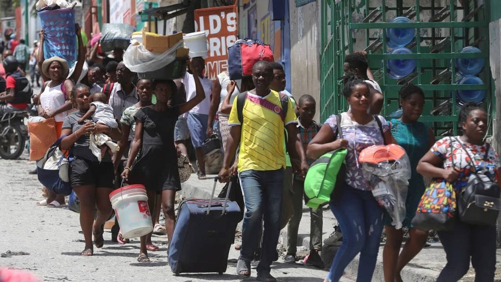 haiti-vidéo-port-au-prince-exode