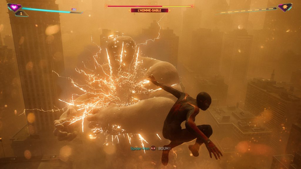Spider-Man 2, combat d'intro contre l'homme-sable