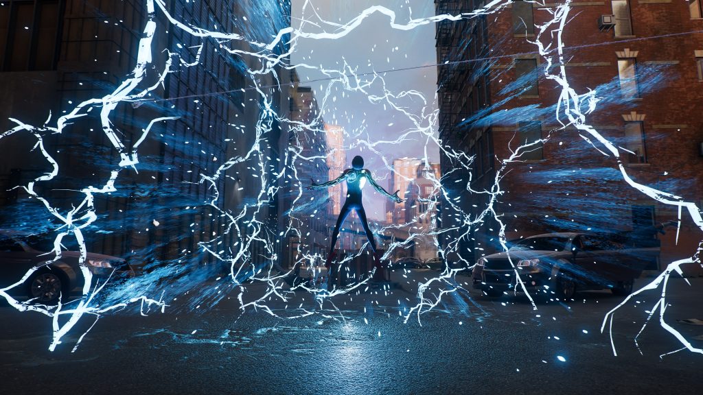 L'attaque spéciale électrique de Miles Morales dans Spider-Man 2