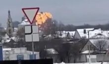 Vidéo. Ukraine – Russie : crash meurtrier d’un avion militaire russe près de la frontière !