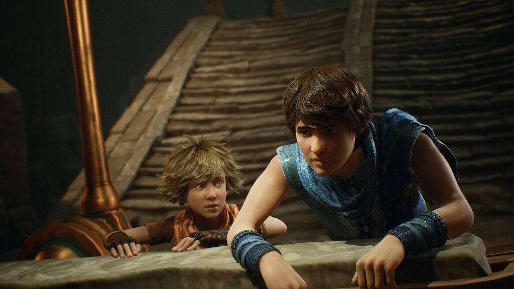Les frères Naia et Naiee dans Brothers a Tale of Two Sons Remake