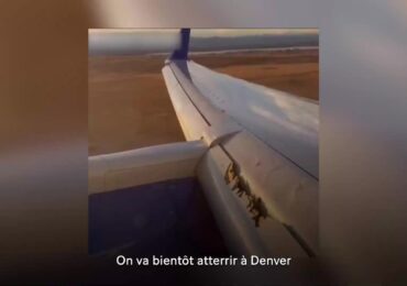 vidéo-aile-avion-débris-united-airlines