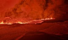 Vidéo. Islande : les images spectaculaires d’un mur de feu !