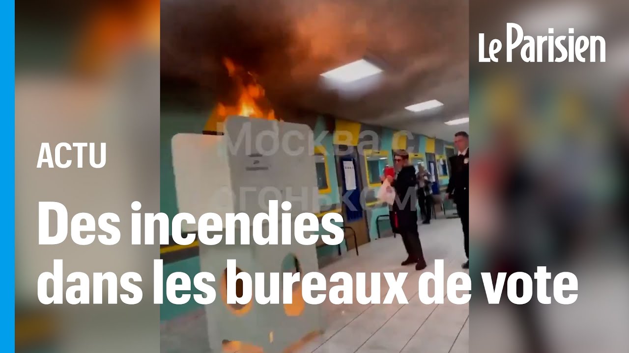 Vidéo. Tension en Russie incendies et cocktail molotov lors des