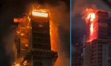 Vidéo. Incendie dévastateur au Brésil : 10 étages partent en fumée en plein centre-ville !