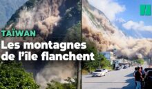 Vidéo. Taïwan : des montagnes s’effondrent en direct après un violent séisme !