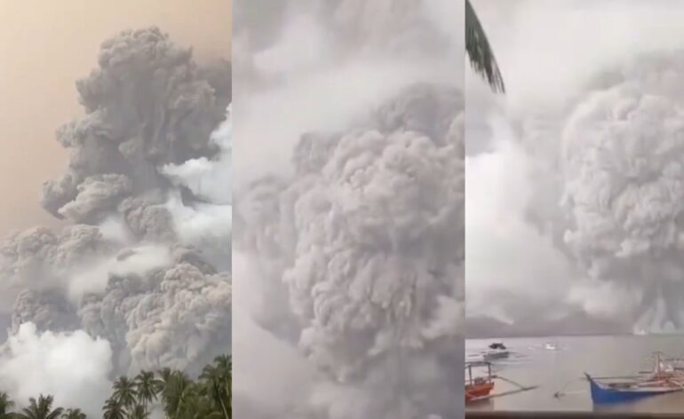 vidéo-Ruang-volcano