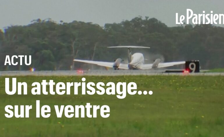 vidéo-atterrissage-urgence-australie