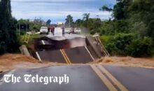 Vidéo. Effondrement d’un pont au Brésil : un homme frôle de peu la mort !