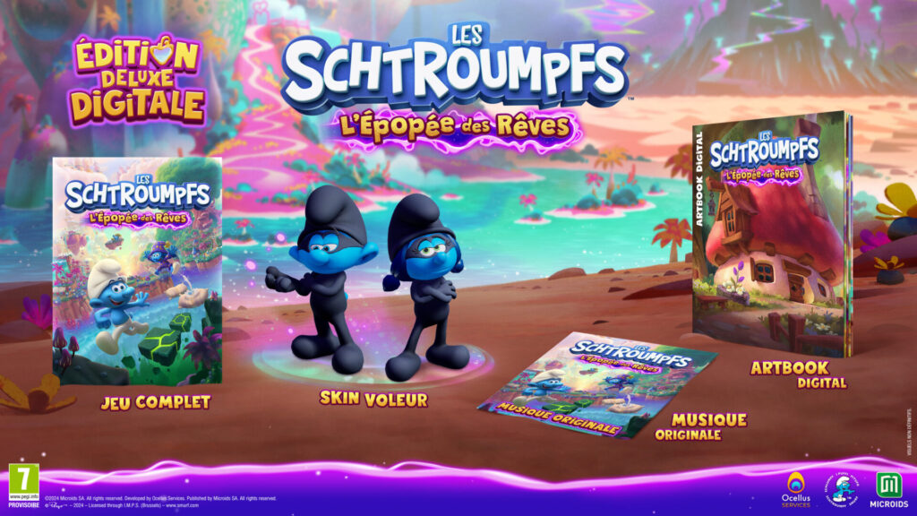L'édition Digitale Deluxe du prochain jeu Schtroumpfs