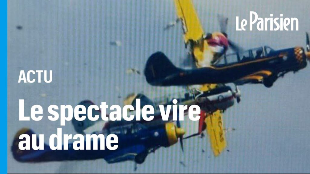 vidéo-accrochage-avion-show-aérien