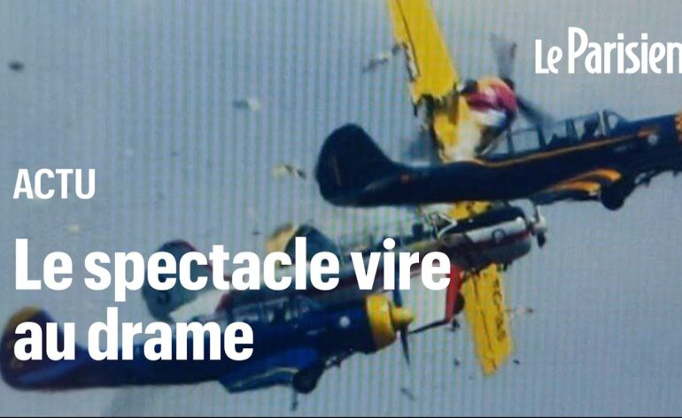 vidéo-accrochage-avion-show-aérien