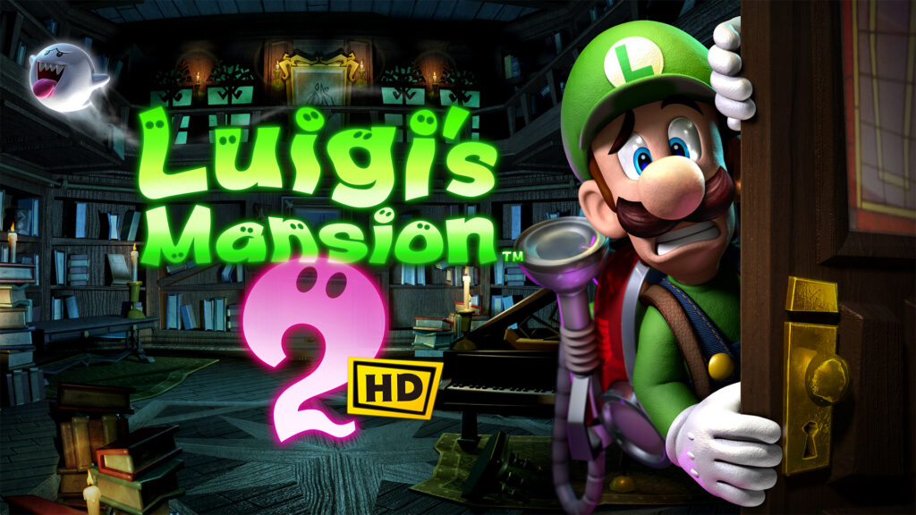 Écran titre de Luigi's Mansion 2 HD