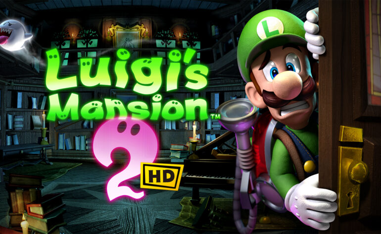 Écran titre de Luigi's Mansion 2 HD