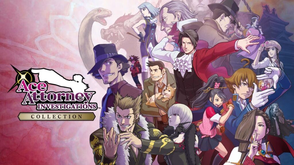 Écran de présentation d'Ace Attorney Investigations Collection