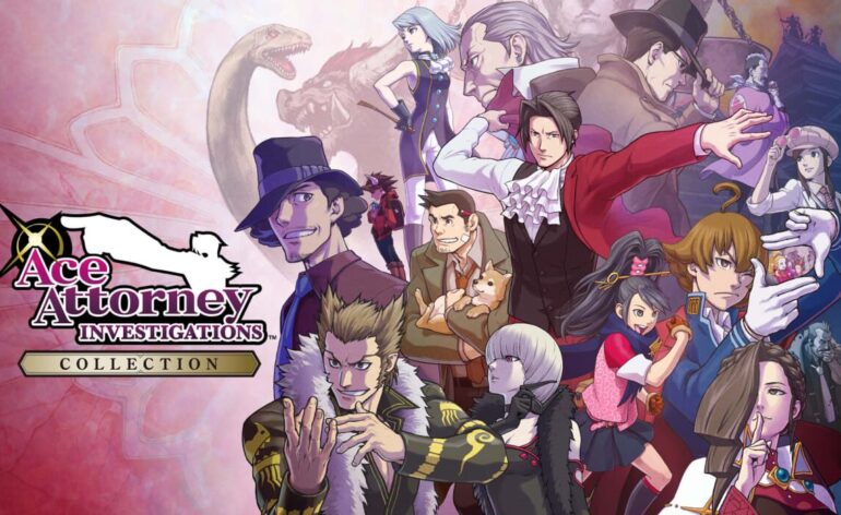 Écran de présentation d'Ace Attorney Investigations Collection