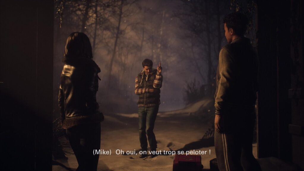 Michael déconne dans Until Dawn