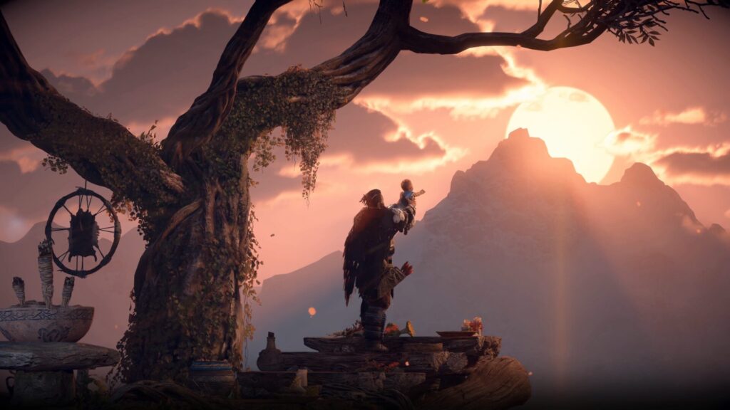 L'arrivée d'Aloy dans le monde d'Horizon Zero Dawn