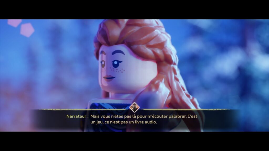 Aloy dans LEGO Horizon Adventures