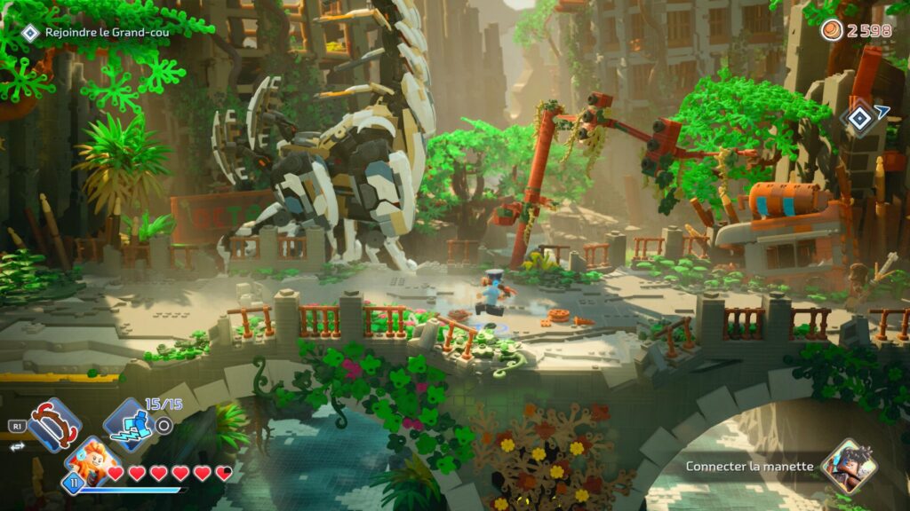 Les niveaux avec les Longs-Cous dans LEGO Horizon Adventures